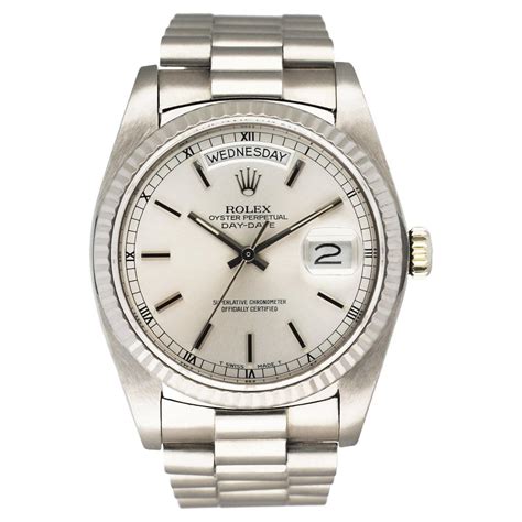 rolex 18039 white gold|rolex 18038 for sale.